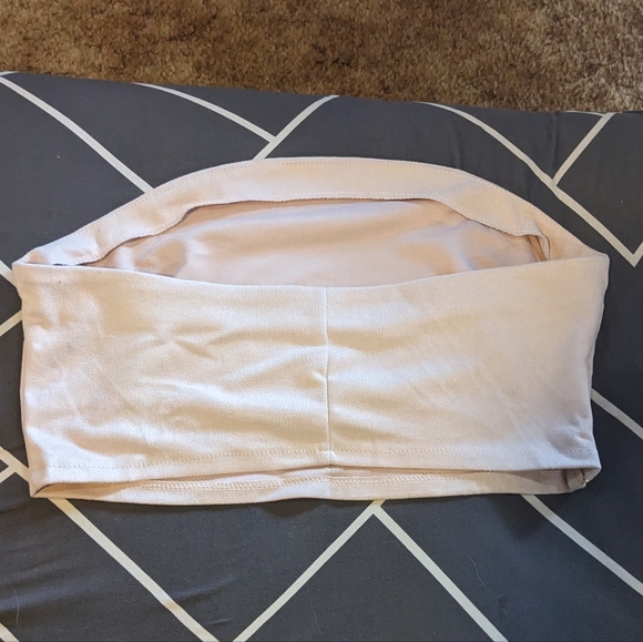 VELVETY pants, tube top and long jacket - Picture 6 of 8